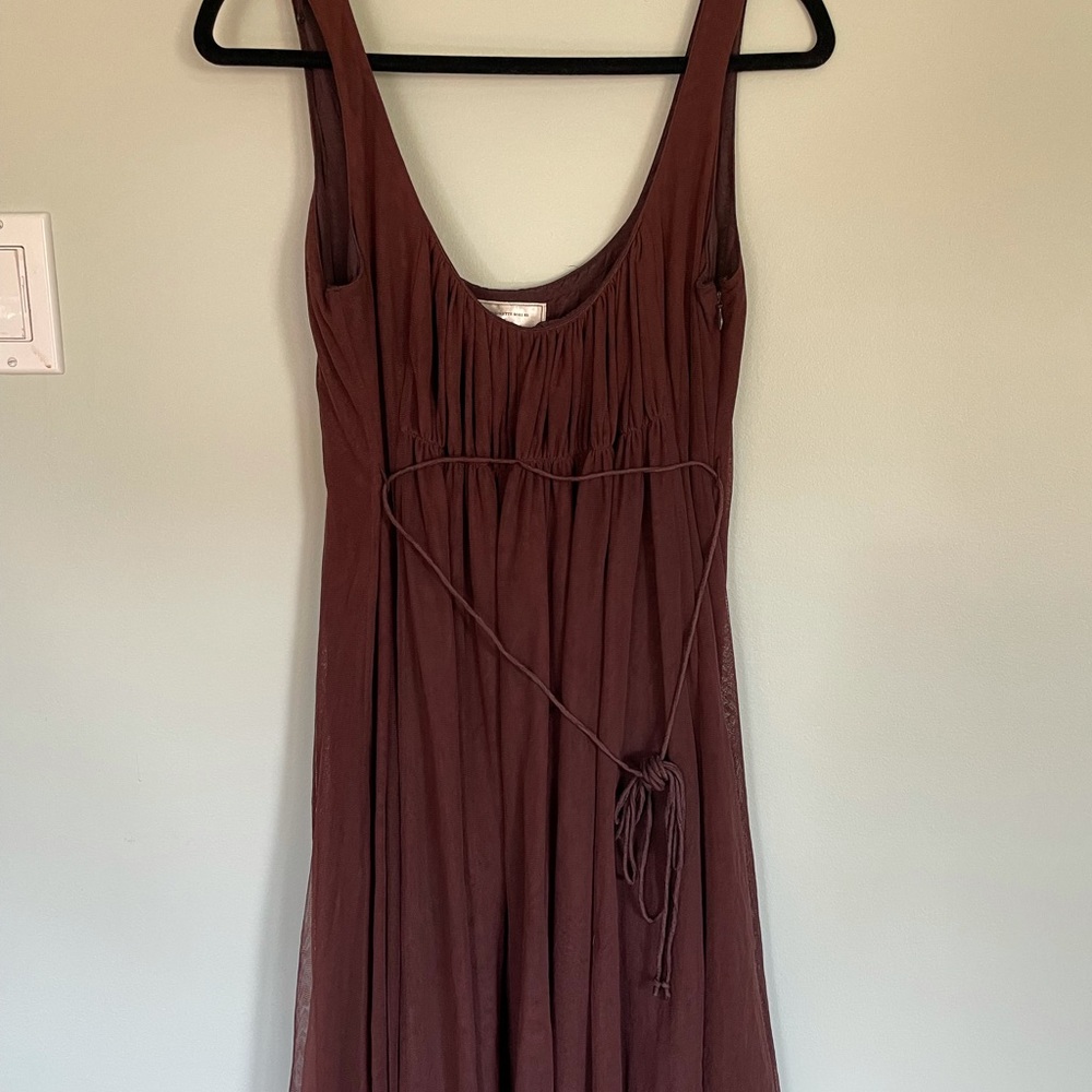 Anthropologie Dress in Deep Purple/Aubergine